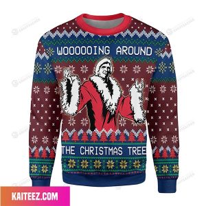 Faux Knit Ric Flair WWE Chirstmas Ugly  Sweater