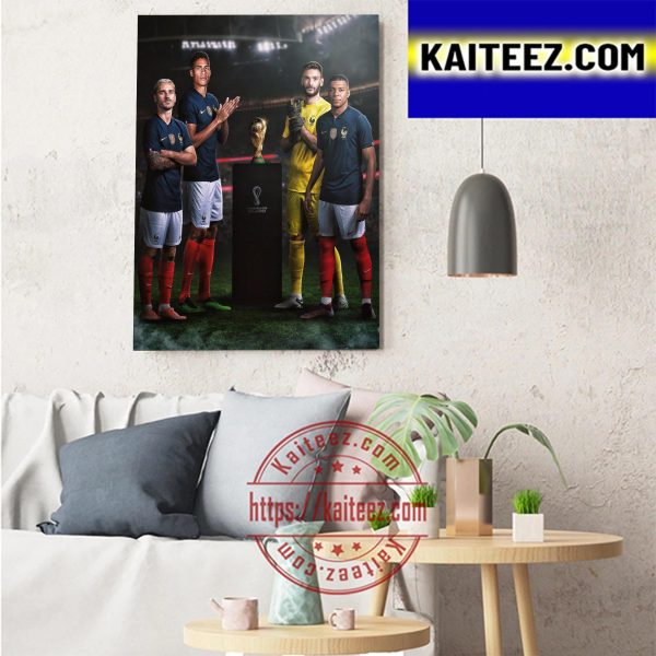 France 2022 The World Champions Title Defense Begins Art Decor Poster Canvas