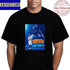Francisco Lindor Marvin Miller Man Of The Year New York Mets MLB Vintage T-Shirt
