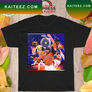 Funny Los Astros de Houston campeones de la Serie Mundial 2022 de la MLB T-shirt