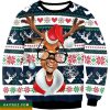 Funny Santa Unisex Funny 3D Print Ugly Sweater