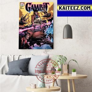 Gambit 2022 5 Marvel New Comic Art Decor Poster Canvas
