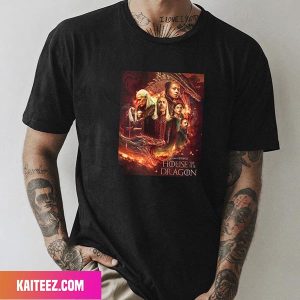 Game of Thrones House of The Dragon Season 1 Poster Fan Gifts T-Shirt