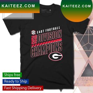 Georgia Bulldogs 2022 SEC East Division Football Champions T-shirt