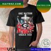 Georgia Bulldogs One Nation Under God T-shirt