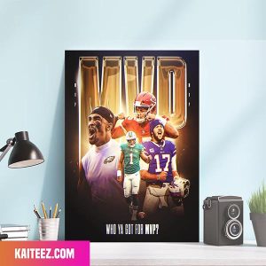 Give Us Your MVPick NFL MVP Poster