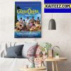 Durham Bulls Happy Thanksgiving Art Decor Poster Canvas