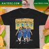 Golden State Warriors Andrew Wiggins Stephen Curry Klay Thompson Draymond Green Jordan Poole signatures T-shirt