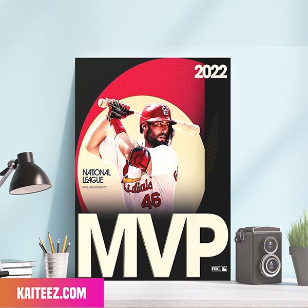 Goldy Paul Goldschmidt Is The 2022 NL MVP National League Poster Kaiteez