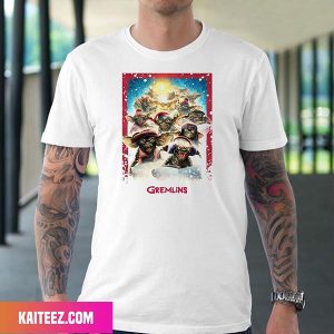 Gremlins Is Coming Christmas Movie Poster Fan Gifts T-Shirt
