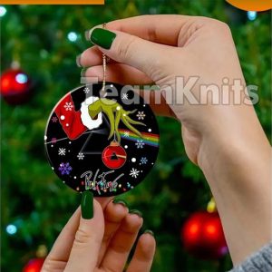 Grinch Pink Floyd Christmas Ceramic Grinch Decorations Outdoor Ornament