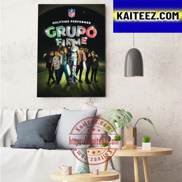 Grupo Firme NFL Halftime Performer Art Decor Poster Canvas