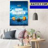 Happy Halloween X Erling Haaland Happy Haalandween Art Decor Poster Canvas