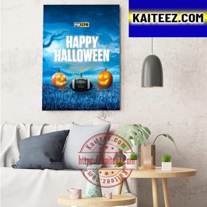 Happy Halloween X FOX College Football Art Decor Poster Canvas