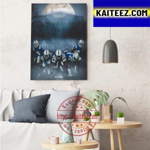 Happy Halloween X Indianapolis Colts NFL Colts Nation Art Decor Poster Canvas