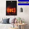 Happy Halloween X Stranger Things X Buffalo Bills NFL The Upside Down Art Decor Poster Canvas