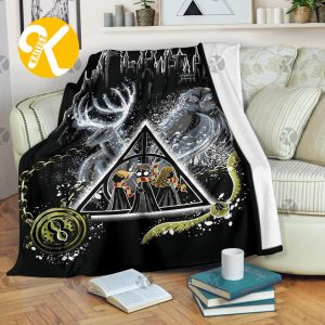 Harry Potter After All This Time The Deathly Hallows Symbol Sherpa Throw Blanket