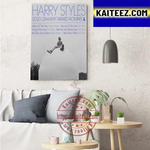 Harry Styles 2023 Grammy Award Nominee Art Decor Poster Canvas