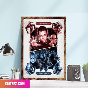 Hawkins The Upside Down Stranger Things Poster