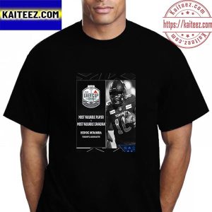 Henoc Muamba MVP 2022 Grey Cup Champion Vintage T-Shirt