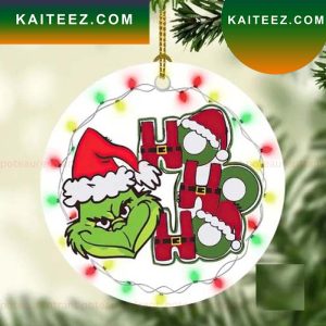 Ho Ho Ho Xmas Grinch Decorations Outdoor Ornament