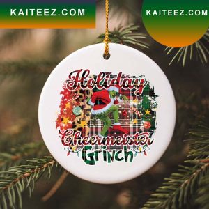 Holiday Cheermeister Grinch Christmas Ornament