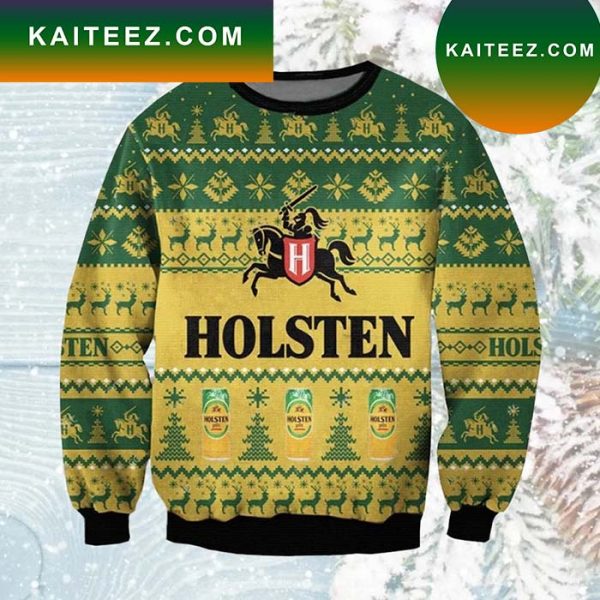Holsten Beer For Beer Lovers Ugly Christmas Sweater