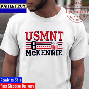 Homage USMNT McKennie 8 Logo Vintage T-Shirt