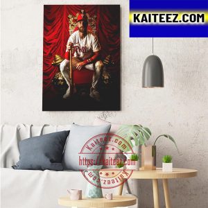 Home Run Bryce Harper Of Philadelphia Phillies 2022 MLB World Series Art Decor Poster Canvas