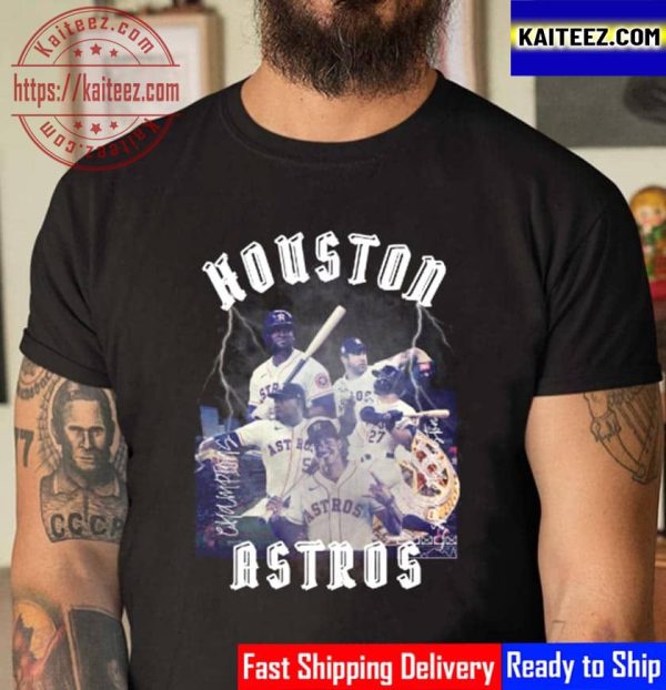 Houston Astros 2022 World Series Champions Baseball Vintage T-Shirt