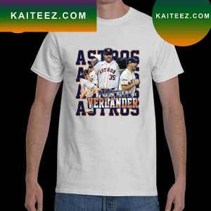 Houston Astros Baseball Justin Verlander World Series 2022 signature T-shirt