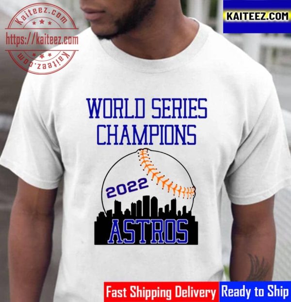 Houston Astros Baseball World Series Champions 2022 Vintage T-Shirt