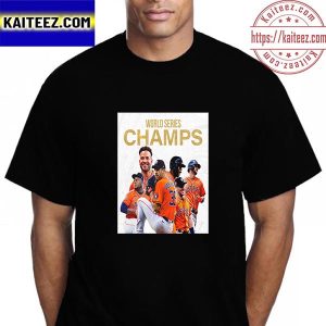 Houston Astros Champions 2022 World Series Champs Vintage T-Shirt