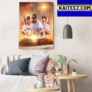 Houston Astros Game 4 MLB World Series 2022 Art Decor Poster Canvas