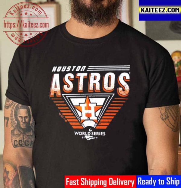 Houston Astros Majestic Threads Womens 2022 World Series Vintage T-Shirt