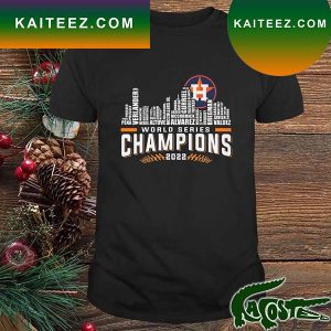 Houston Astros Skyline Team Players World Series Champions 2022 T-Shirt