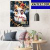 Home Run Bryce Harper Of Philadelphia Phillies 2022 MLB World Series Art Decor Poster Canvas