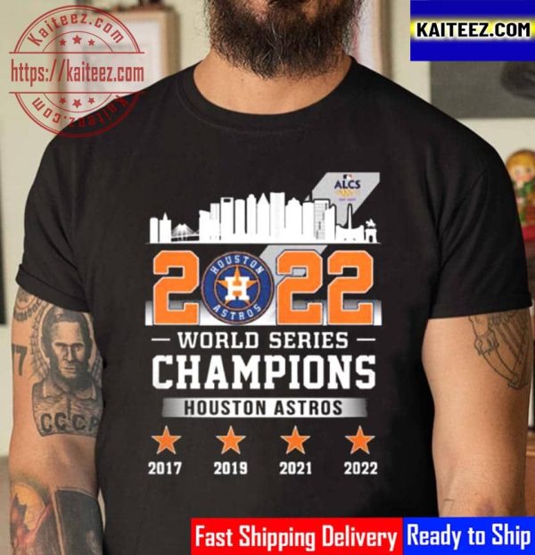 Houston Astros World Series Champions 2017 2022 Vintage T-Shirt