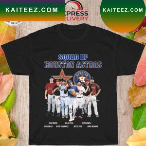 Houston Astros al champions squad up signatures T-shirt