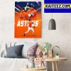 Houston Astros Game 5 Vs Philadelphia Phillies In MLB World Series 2022 Art Decor Poster Canvas