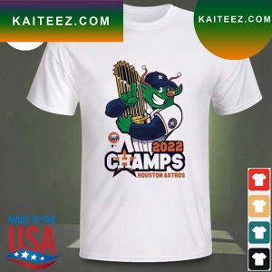 Houston astros orbit mascot world series 2022 champions T-shirt