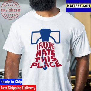 I Fucking Hate This Place Alec Bohm Phillies Sympathetic Inker Vintage T-Shirt