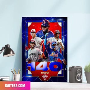 Is It Opening Day Yet MLB 140 Days Poster
