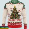Joker Put On A Santa Hat Ugly Christmas Sweater