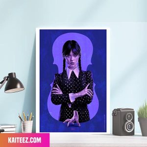 It Is Netflix Wednesday Addams Day Poster