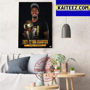 James Wiseman 2021 2022 NBA Champion Art Decor Poster Canvas