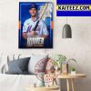 Jacob Tyler Realmuto Silver Slugger Award Winner Art Decor Poster Canvas