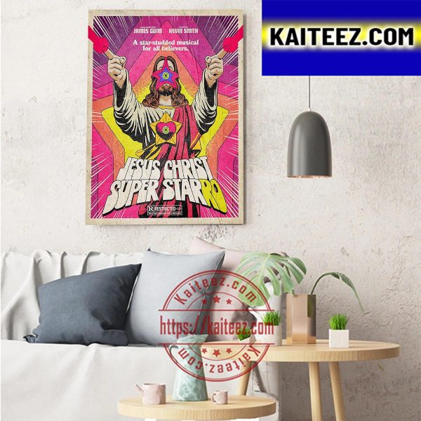 Jesus Christ Super Starro The James Gunn Musical Art Decor Poster Canvas