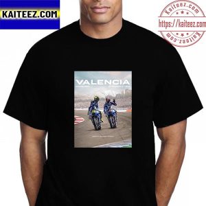 Joan Mir And Alex Rins Of Team Suzuki Ecstar Moto GP On Valencia GP Vintage T-Shirt