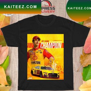 Joey Logano and Shell Racing US Two time nascar cup series T-shirt